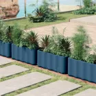 Outdoor-Vase aus farbigem Polyethylen Made in Italy - Messy Viadurini