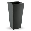 Quadratische Outdoor-Vase aus farbigem Polyethylen Made in Italy - Marilard