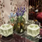 Indoor-Vase aus poliertem Glas, handgefertigt in Italien - Flock Viadurini