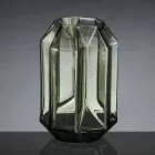 Indoor-Vase aus poliertem Glas, handgefertigt in Italien - Flock Viadurini