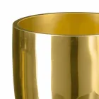 Indoor-Vase aus mundgeblasenem Glas Gold-Finish Handgefertigt in Italien - Taka Viadurini