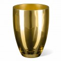 Indoor-Vase aus mundgeblasenem Glas Gold-Finish Handgefertigt in Italien - Taka