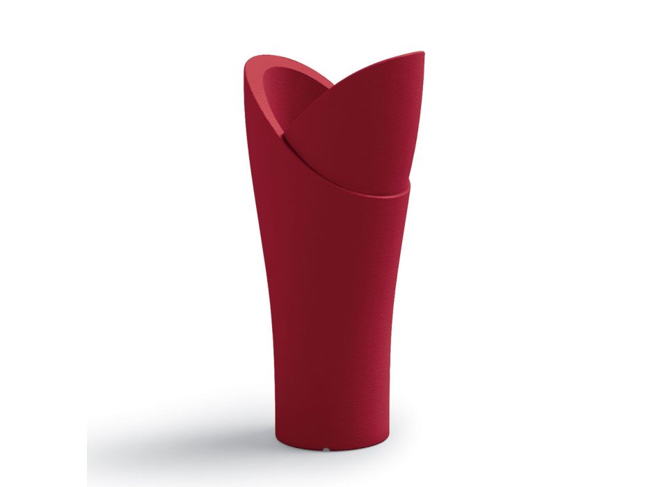 Dekorative Vase für den Innenbereich aus farbigem Polyethylen Made in Italy - Cervia Viadurini