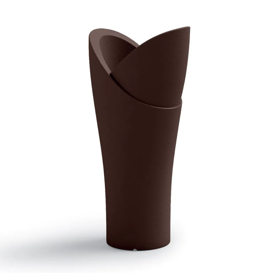 Dekorative Vase für den Innenbereich aus farbigem Polyethylen Made in Italy - Cervia Viadurini