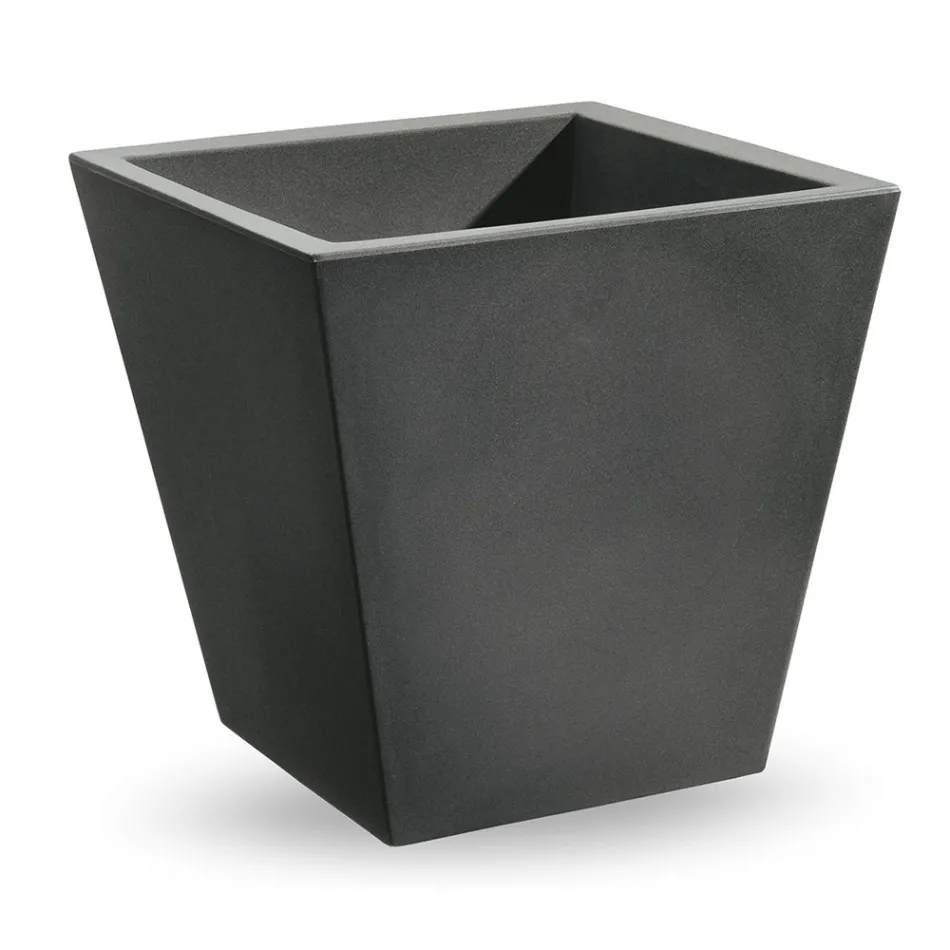 Dekorative Vase für den Innenbereich aus farbigem Polyethylen Made in Italy - Mengo Viadurini