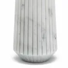 Moderne weiße Carrara Marmor dekorative Vase Made in Italy - Kairo Viadurini