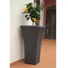 Gartenblumentopf aus farbigem Polyethylen Made in Italy - Tremont Viadurini