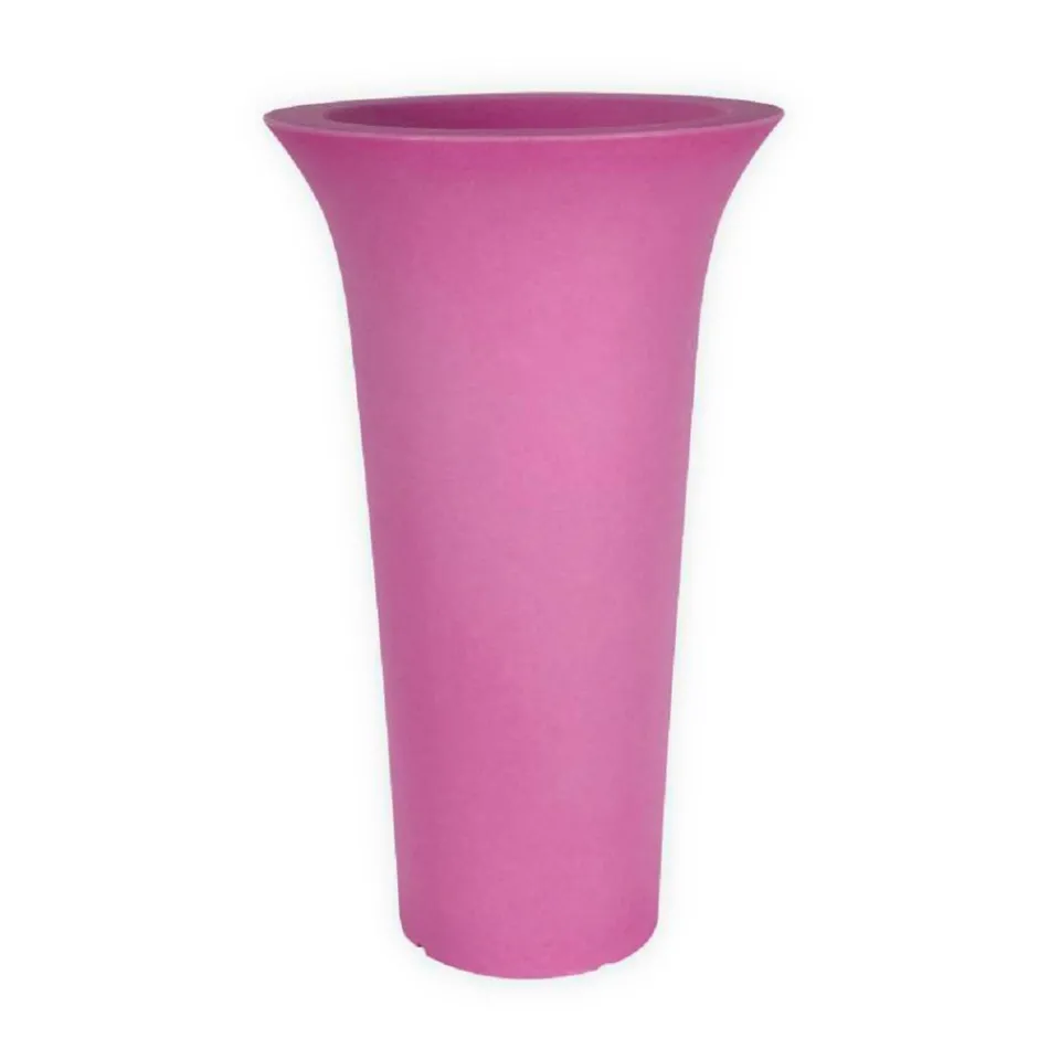 Runder Pflanzkübel aus Polyethylen Made in Italy - Tremont Viadurini