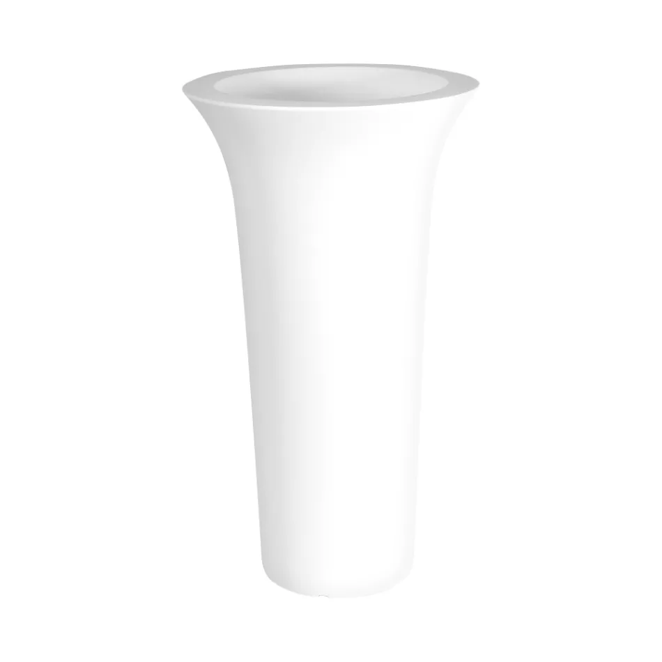 Runder Pflanzkübel aus Polyethylen Made in Italy - Tremont Viadurini