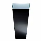 Freistehende Vase aus Glas und austauschbaren Paneelen 3 Dimensionen - Ghenna Viadurini