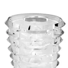 Kristallvase Original Design mit Luxusringen Made in Italy - Mexto Viadurini