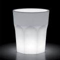 Dekorative Leuchtvase aus Polyethylen mit LED-Licht Made in Italy - Pucca