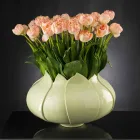 Moderne dekorative Vase aus farbiger Keramik, handgefertigt in Italien - Onyx Viadurini