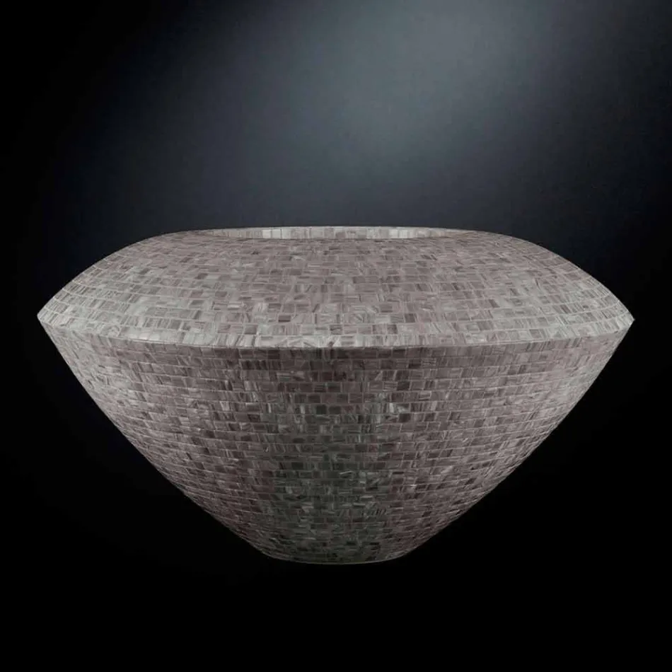 Moderne Ziervase aus farbigem Polyethylen Made in Italy - Timber - Viadurini