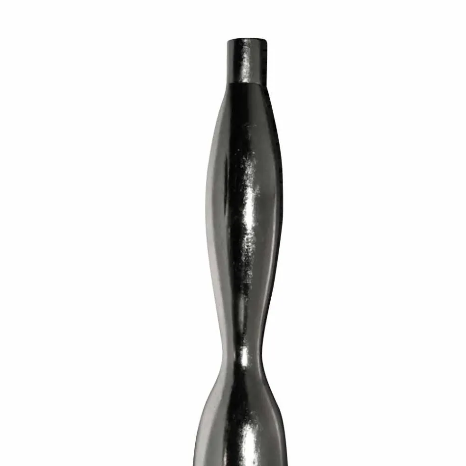 Indoor-Vase in Harz-Gold- oder Blattsilber-Finish Made in Italy - Quarto Viadurini