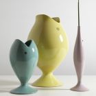Moderne handwerkliche Keramik-Blumenvase Made in Italy - Seebrasse Viadurini