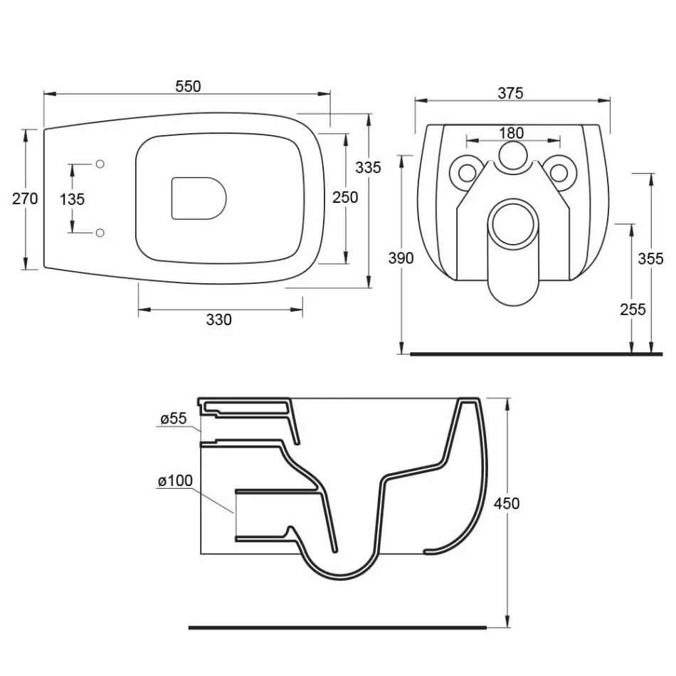 Weiße Keramikvase aus modernem Design, Gaiola, hergestellt in Italien Viadurini