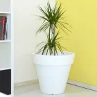 Runde farbige Gartenvase oder mit Beleuchtung Made in Italy - Avanas Viadurini