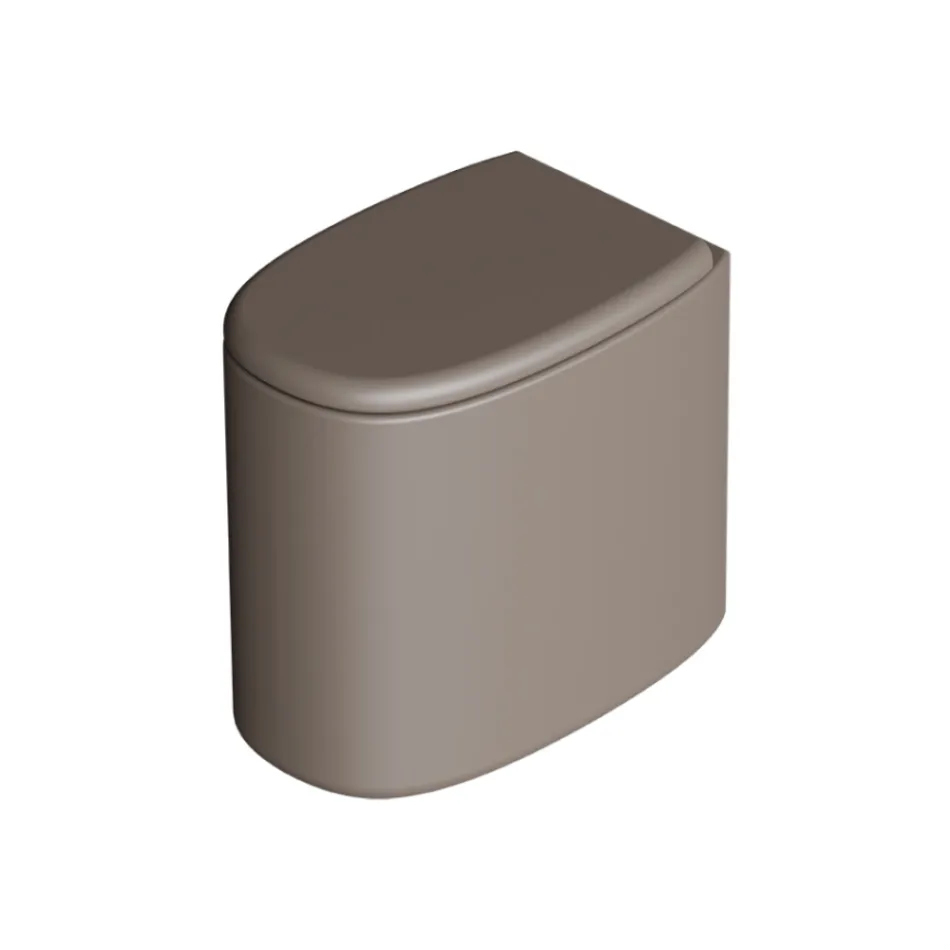 Stand-WC aus Keramik in verschiedenen Farben, Made in Italy - Girl Viadurini