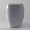 Weiße Keramik-Toilettenvase Gais in modernem Design, hergestellt in Italien