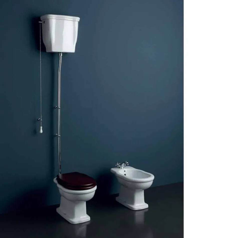 Keramik-Toilette im modernen Design mit Style-Steckdose Viadurini