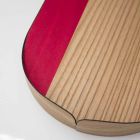 Modernes rechteckiges Tablett aus echtem Naturholz Made in Italy - Stan Viadurini