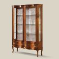Holzvitrine im klassischen Stil mit Türen und Schubladen Made in Italy - Versailles