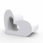 Vondom Agatha moderner Design-Außensessel aus farbigem Polyethylen Viadurini