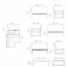Vondom Frame Garten Lounge mit modernem Design Viadurini