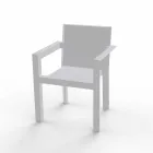 Vondom Frame Gartenstuhl mit Armlehnen in modernem Design Viadurini