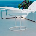Vondom Kes runder Gartentisch aus Stahl, modernes Design
