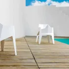 Vondom Voxel bunter Gartenstuhl mit modernem Design Viadurini