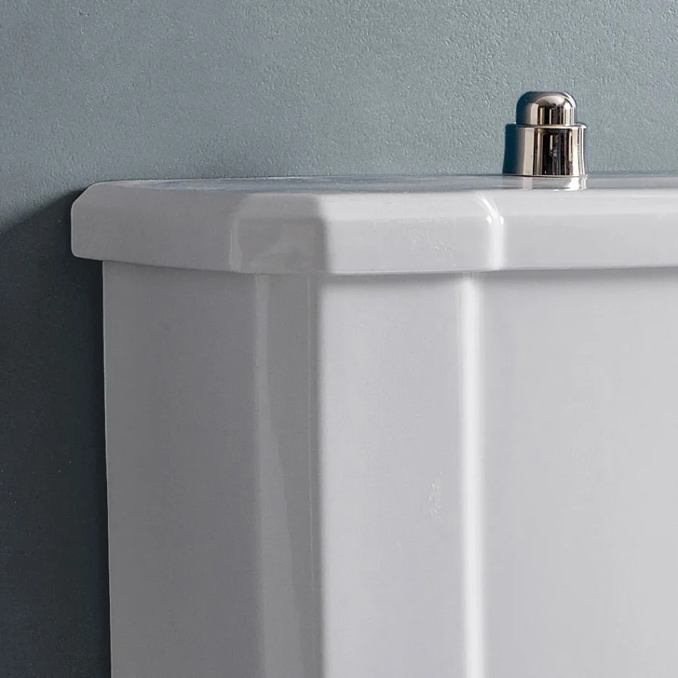 Wasser Monoblock Classic in weißer Keramik mit Box Made in Italy - Marwa Viadurini