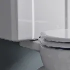 Wasser Monoblock Classic in weißer Keramik mit Box Made in Italy - Marwa Viadurini