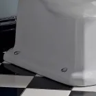 Wasser Monoblock Classic in weißer Keramik mit Box Made in Italy - Marwa Viadurini